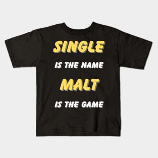 Single Malt Game Shirt Kids T-Shirt